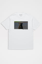 Skate Muzik x Ghost Dog “Dog” Tee White