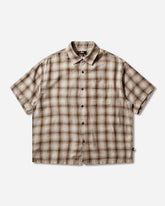 Liam Shortsleeve Plaid Shirt Brown