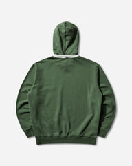 Men's Marina Oversized Fit Cotton Fleece Hoodie Quartz Green