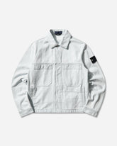 Men's Indigo Denim-Ultra Bleached Coach Jacket Blue Extra Bleach