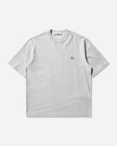 Men's Combed Organic Cotton Jersey Reflective Garment Lamination T-Shirt Sky Blue