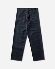 Men's Indigo Denim-Rinsed Loose Fit Jeans Blue Rinse