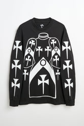 The Trilogy Tapes Tunic Longsleeve T-shirt Black