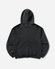 Lasered Masked Hoodie Washed Black