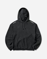 Lasered Masked Hoodie Washed Black