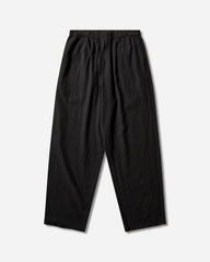 Men's Linen-Ramie Blend Cotton Easy Pants Black
