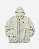 Men's Champion Reverse Weave Double Zip Hoodie Ivory