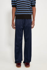Wales Bonner Motion Track Pant Navy / Ivory