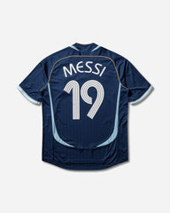 Men's Argentina Away Jersey 2006 Messi Dark Blue