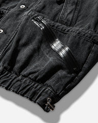 Men's Denim Blouson Black