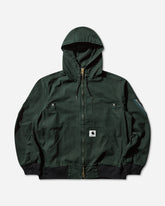Men's Carhartt WIP Washed Duck Hooded Blouson Green