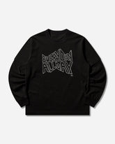 Men's geoff sacai Print Longsleeve T-Shirt Black