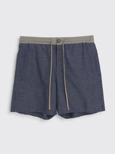TRÈS BIEN everywear Short Leg Shorts Jacquard Pattern Blue