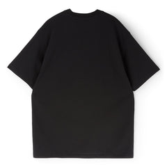 A Bathing Ape Spray College Relaxed Fit Tee M (Black)