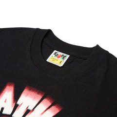 A Bathing Ape Spray College Relaxed Fit Tee M (Black)