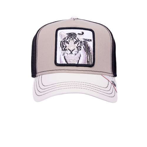 Goorin Bros Trucker Hat 'Tiger' Stripe Earner Grey