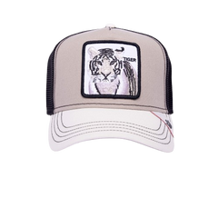 Goorin Bros Trucker Hat 'Tiger' Stripe Earner Grey