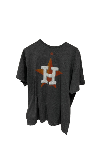 Vintage Houston Astros MLB Sports T-Shirt Grey XLarge