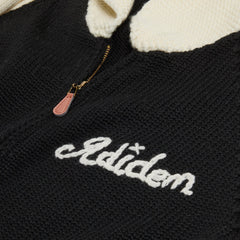 Adidem Asterisks Knit Zip Up Sweater (Cream)