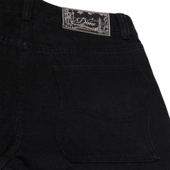 Dime Baggy Denim Pants (Black)