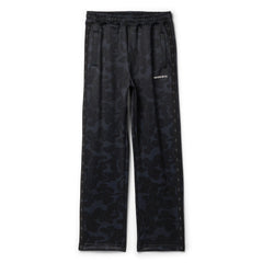 A Bathing Ape Solid Camo Bathing Ape Logo Relaxed Fit Sweat Pants (Black)