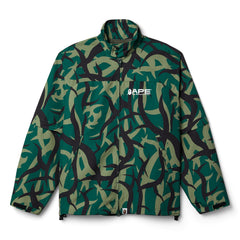 A Bathing Ape Trial Camo Rain Jacket (Green)