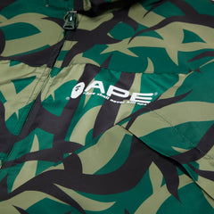 A Bathing Ape Trial Camo Rain Jacket (Green)