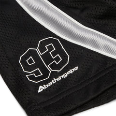A Bathing Ape Solid Camo Jacquard Multilogo Relaxed Fit Sweat Shorts (Black)
