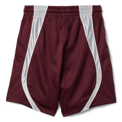 A Bathing Ape Solid Camo Jacquard Multilogo Relaxed Fit Sweat Shorts (Burgundy)