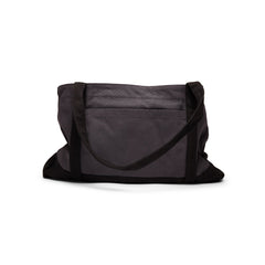 Adidem Asterisks Chainstitch Script Tote Bag (Black)