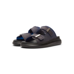 Alexander McQueen Sandal S.Rubber (Blue/Blk/Blk/Silver)