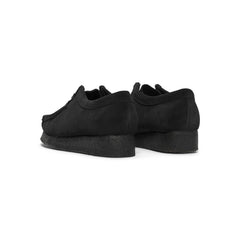 Clarks Womens Wallabee (Black Suede)