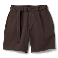 Beach Brains Pleated Suit Short (Dark grey)