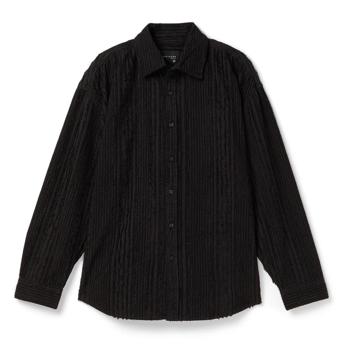 Beach Brains Drop Long Sleeve Shirt (Black tux)