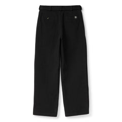 Beach Brains Pleated Work Pant (Black)