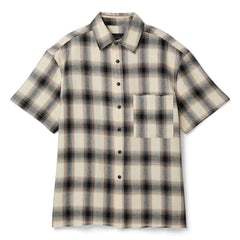 Beach Brains Hold Short Sleeve Shirt (Black/Brown check)