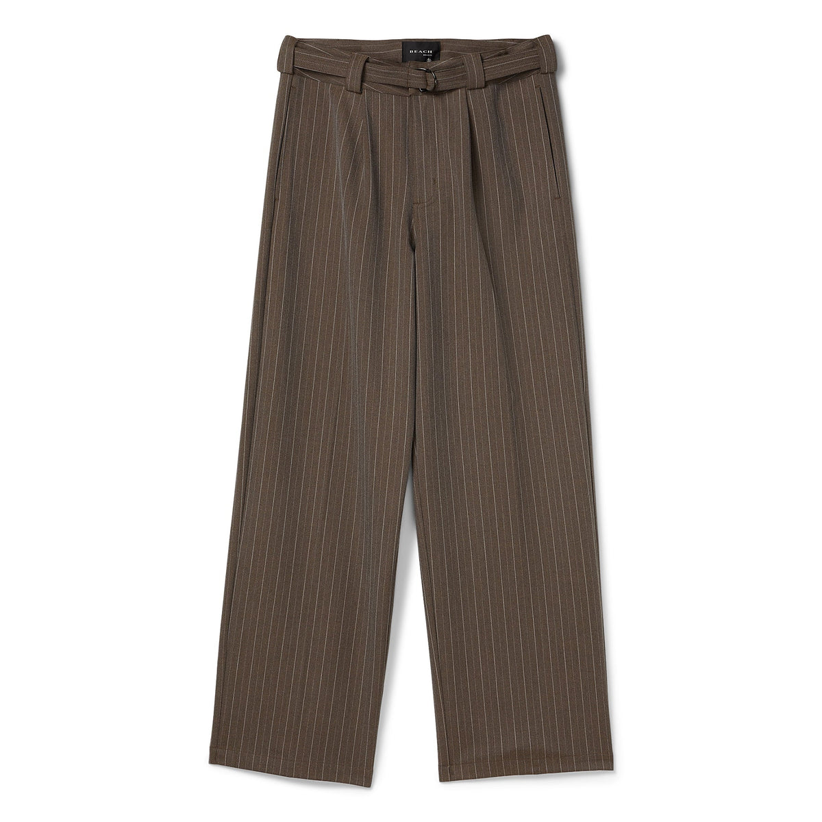 Beach Brains Limit Trouser (Brown pinstripe)