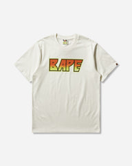 Men's Bape Kiss Logo T-Shirt Ivory