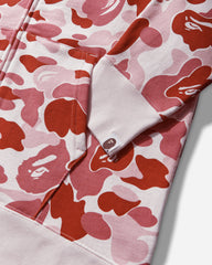 Men's ABC Camo 2nd Shark Full Zip Hoodie Pink