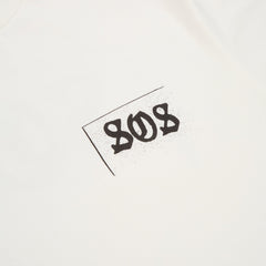 Beach Brains SOS Tee (Crisp white)