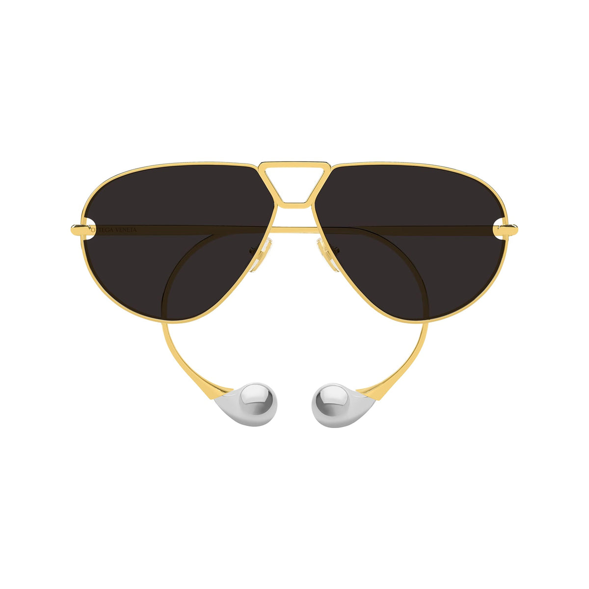 Bottega Veneta BV1437S-001 (Gold-Gold-Grey)