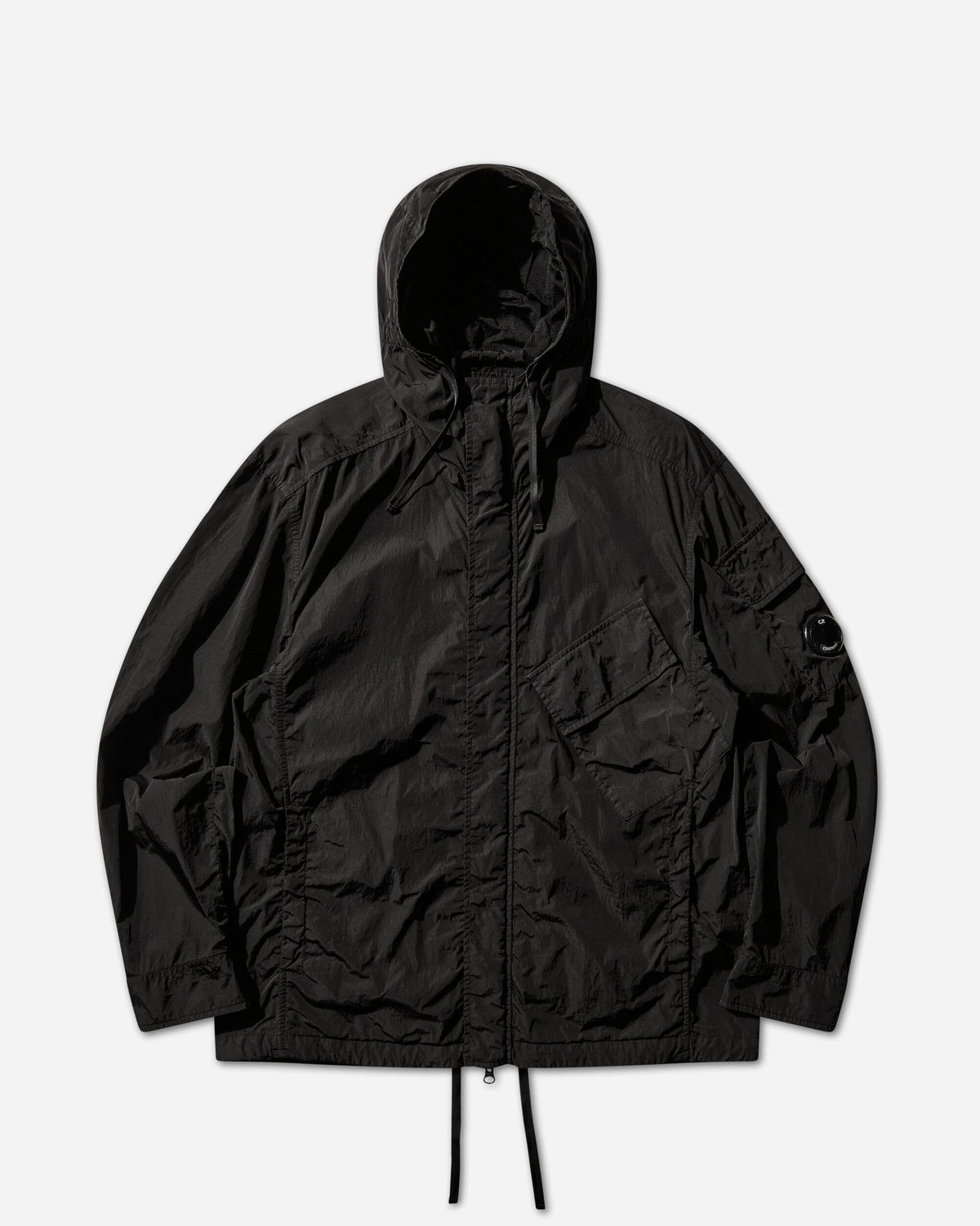 Men's Chrome-R Hooded Lens Overshirt Black