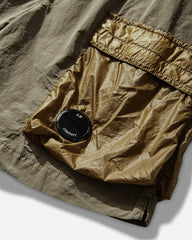 Men's Flatt Nylon Swim Shorts Dried Herb