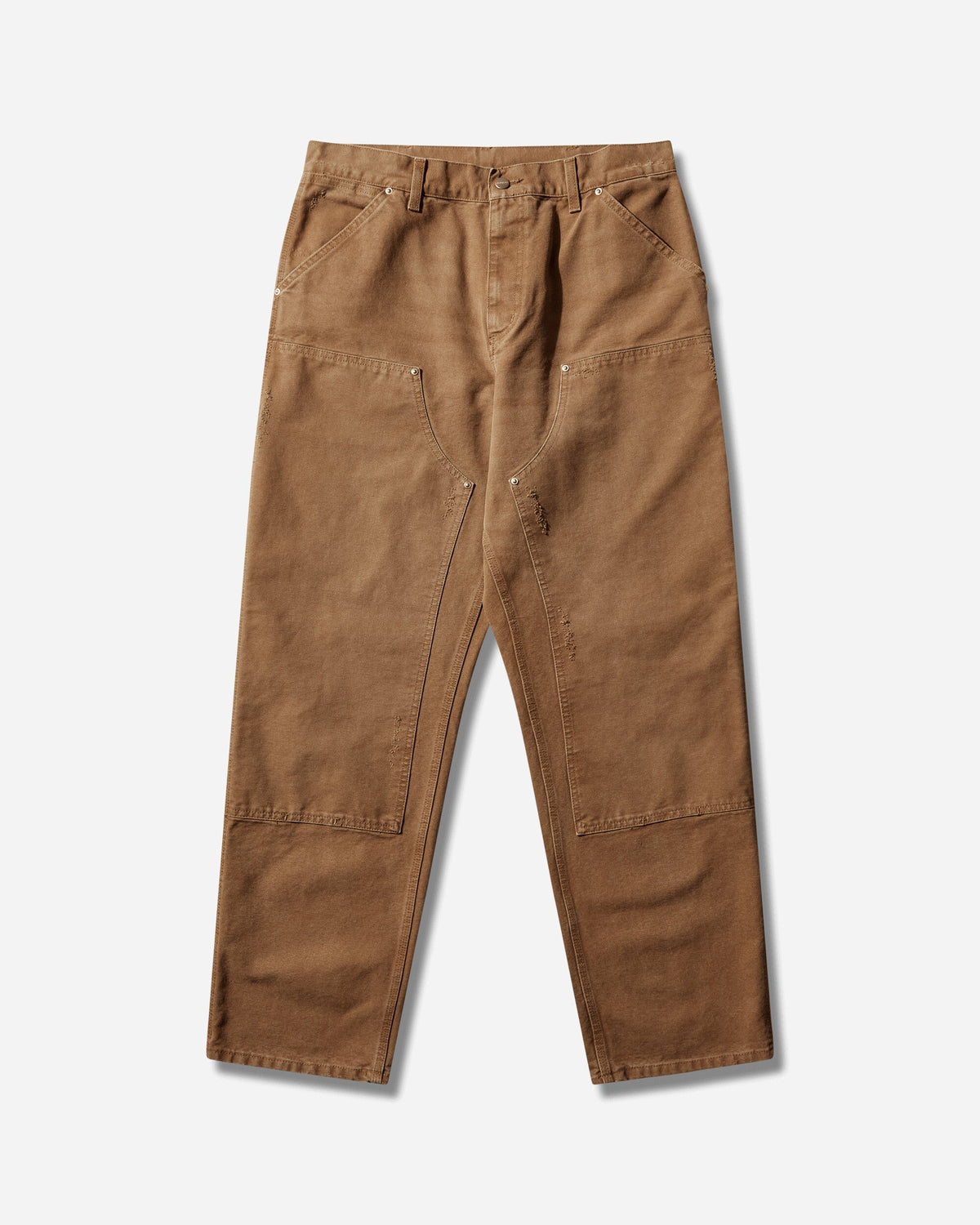 Men's Double Knee Pants Hamilton Brown (Grind Washed)