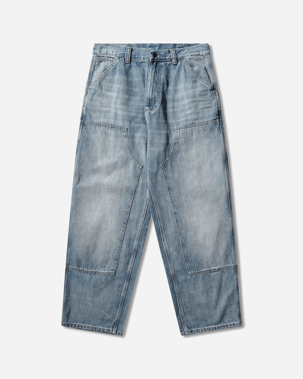 Men's OG Double Knee Pants Blue (Burst Washed)