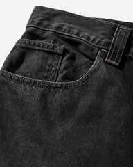Men's Brandon Shorts Black (Stone Washed)