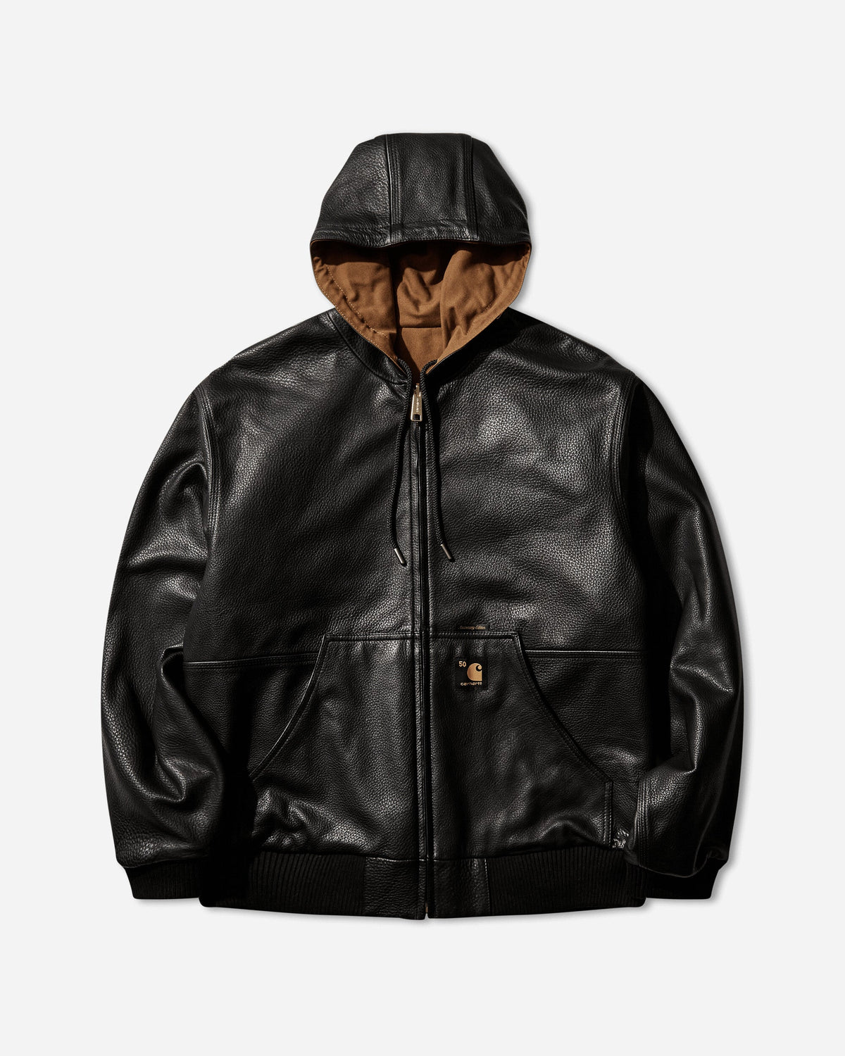 Men's OG Active Jacket 50th Anniversary Edition Leather Black / Hamilton Brown