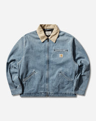 Men's OG Detroit Jacket Blue / Dusty H Brown (Burst Washed)