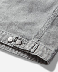 Men's OG Double Front Jacket Black (Chalk Wash)