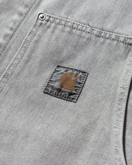Men's OG Double Front Jacket Black (Chalk Wash)